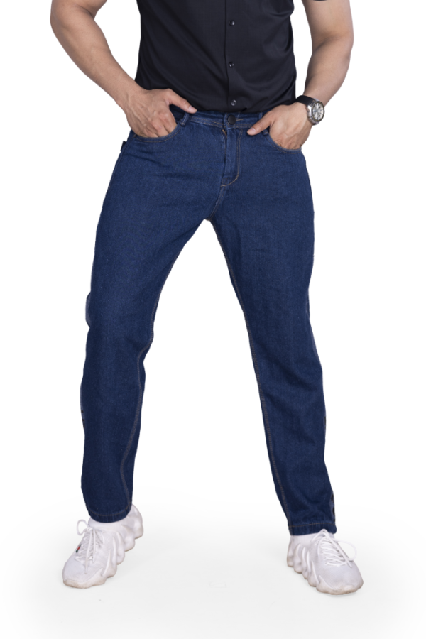 Dark Blue Relaxed Fit Jeans for men